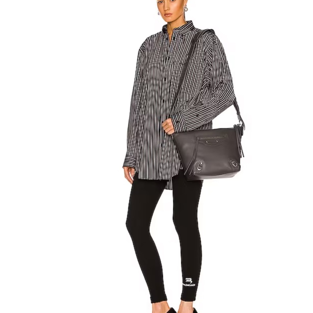 NWT Balenciaga Neo classic hobo small cross body dark gray $2200 messenger bag